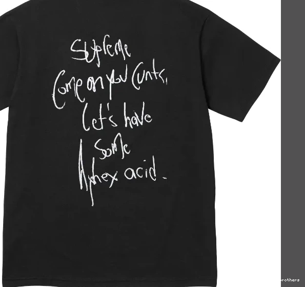 L XL Black M Short Character and Album White 25SS Tee Bikini Aphex Sleeve S Singer Twin 0505